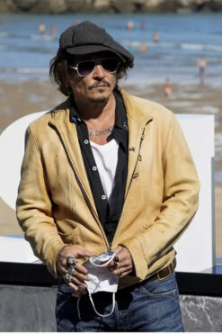Johnny Depp Crock of Gold Leather Jacket