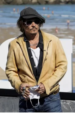 Johnny Depp Crock of Gold Leather Jacket