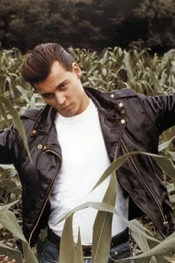 Johnny Depp Cry Baby Wade Walker Leather Jacket