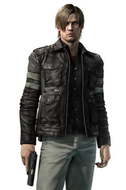 Leon Kennedy Resident Evil 6 Leather Jacket
