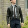 Looper Joseph Gordon Black Leather Jacket