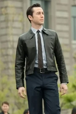 Looper Joseph Gordon Black Leather Jacket