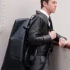 Looper Joseph Gordon Black Leather Jacket