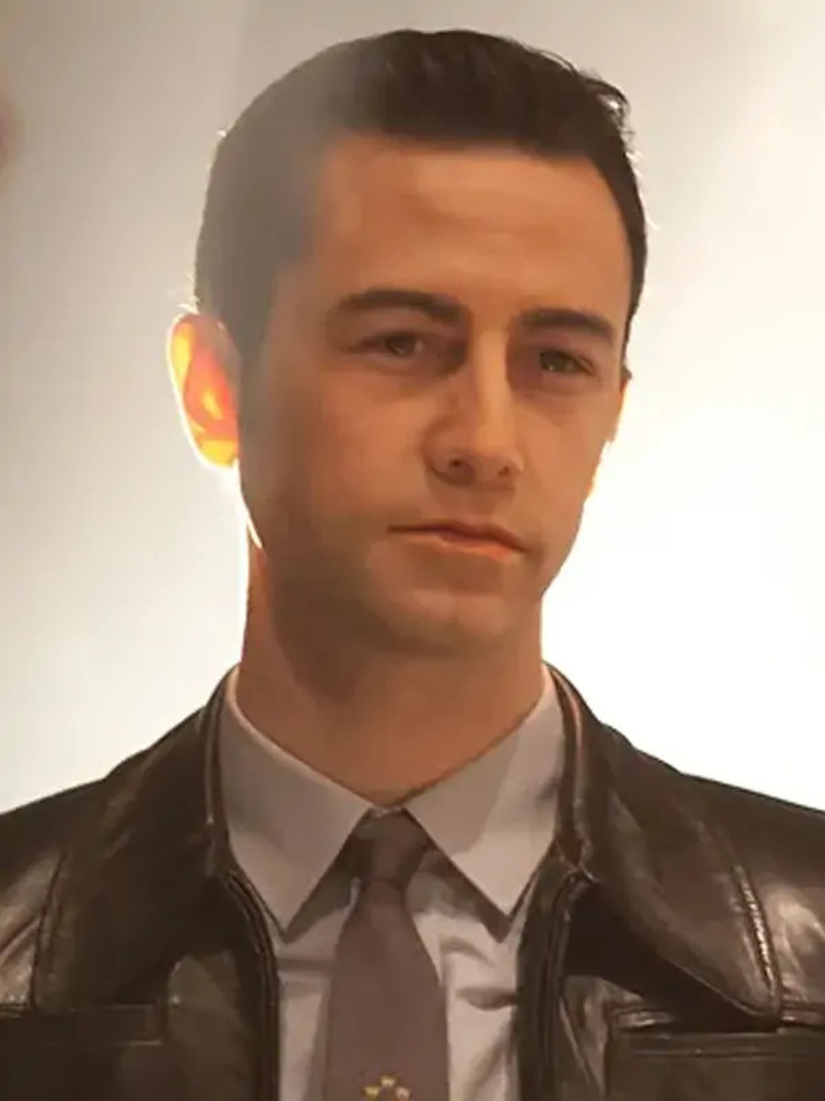 Looper Joseph Gordon Black Leather Jacket