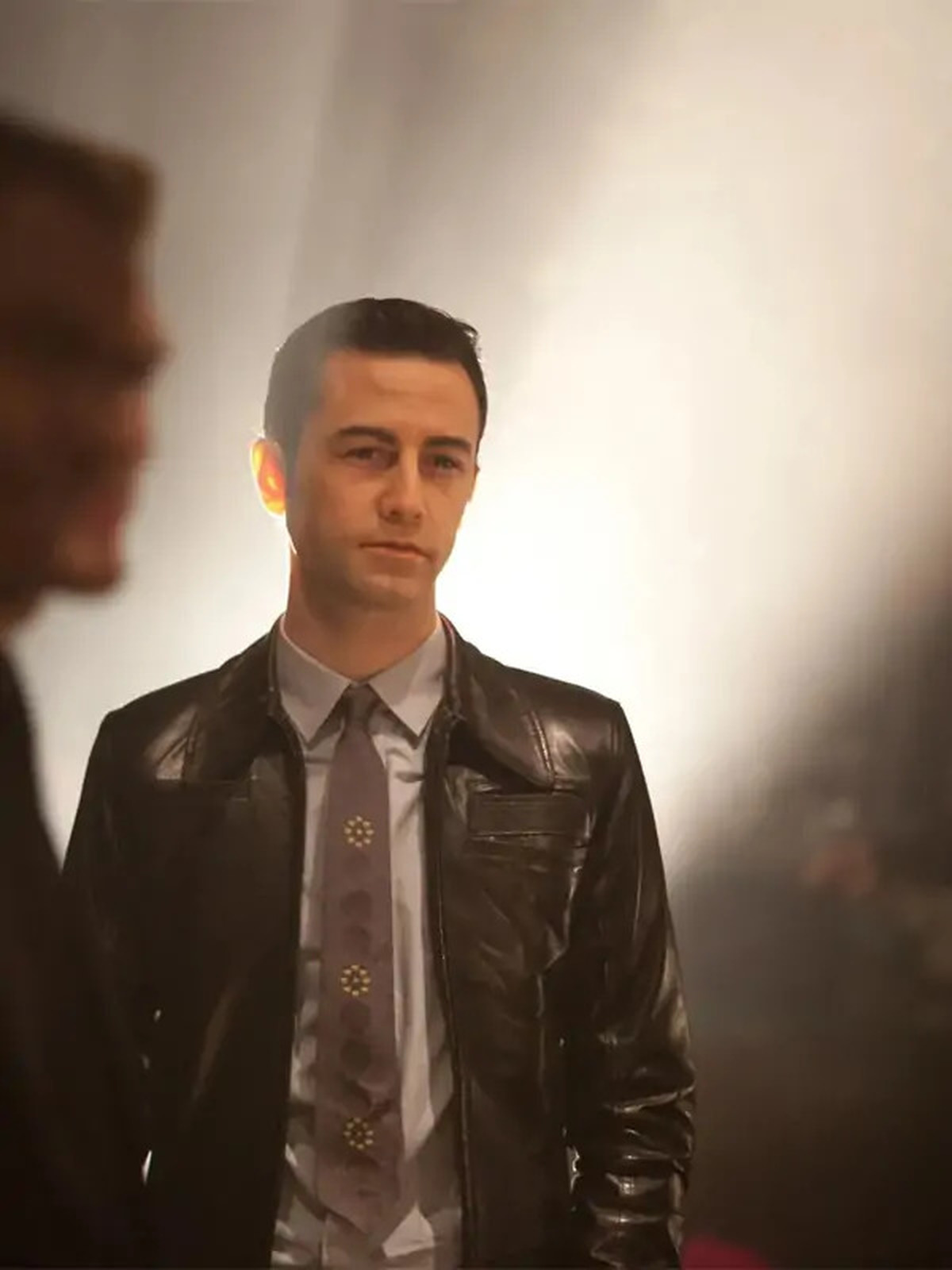 Looper Joseph Gordon Black Leather Jacket