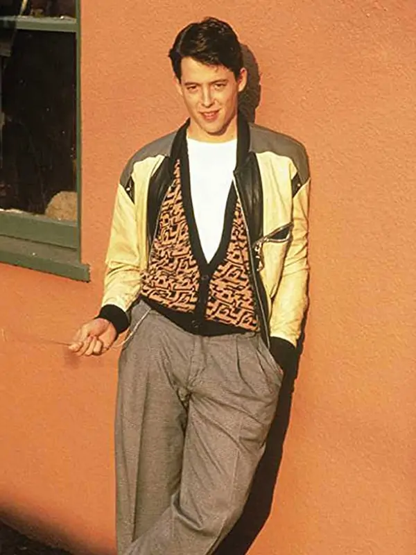 Matthew Broderick Ferris Bueller Day Off Leather Jacket