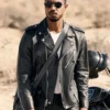 Michael B Jordan Leather Biker Jacket