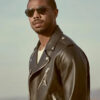 Michael B Jordan Leather Biker Jacket