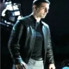 Minority Report Tom Cruise Black Leather Jacket