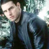 Minority Report Tom Cruise Black Leather Jacket