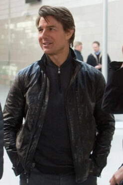Mission Impossible Rogue Nation Tom Cruise Leather Jacket