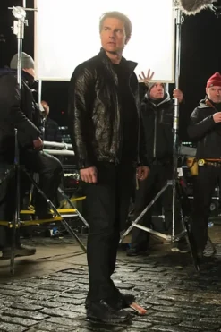 Mission Impossible Rogue Nation Tom Cruise Leather Jacket