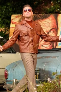 Once Upon a Time in Hollywood Leonardo DiCaprio Leather Jacket