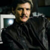 Pedro Pascal Narcos S2 Black Leather Jacket