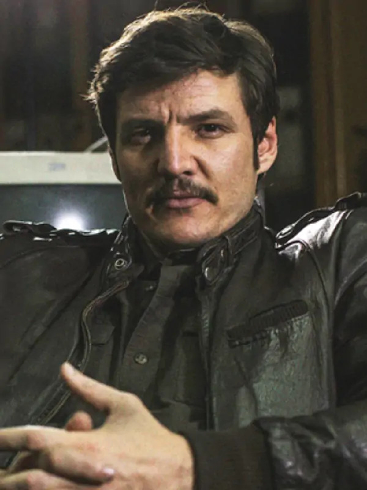 Pedro Pascal Narcos S2 Black Leather Jacket