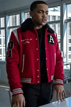 Power Book II Ghost S03 Tariq St Patrick Red Jacket