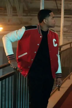 Power Book II Ghost S04 Tariq St Patrick Red Jacket