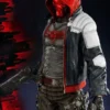 Batman Arkham Knight Hooded Leather Jacket