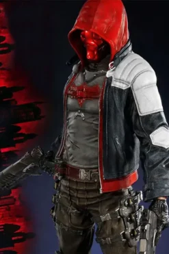 Batman Arkham Knight Hooded Leather Jacket