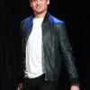 Richard Madden Leather Bomber Jacket