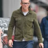 Ryan Reynolds Suede Leather Jacket