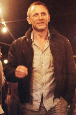 Skyfall Daniel Craig Brown Leather Jacket