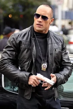 The Other Guys Dwayne Johnson Leather Jacket