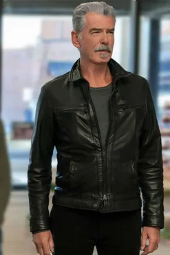 The Out-laws Pierce Brosnan Leather Jacket