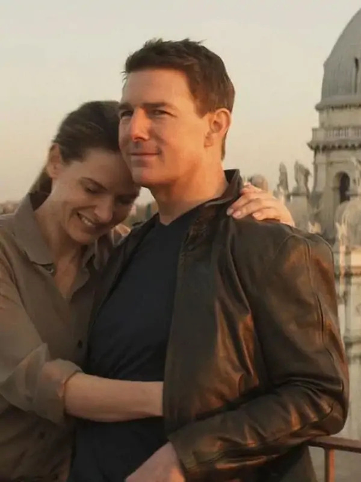 Tom Cruise Mission Impossible Dead Reckoning Black Leather Jacket