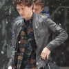 ACE Comic Con Tom Holland Bomber Leather Jacket