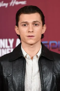 Spiderman Event Tom Holland Leather Jacket