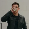 Uncharted Tom Holland Black Leather Jacket