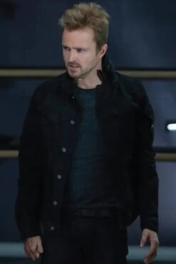 West World S03 Caleb Nichols Black Cotton Jacket