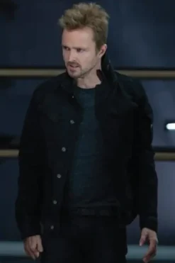 West World S03 Caleb Nichols Black Cotton Jacket