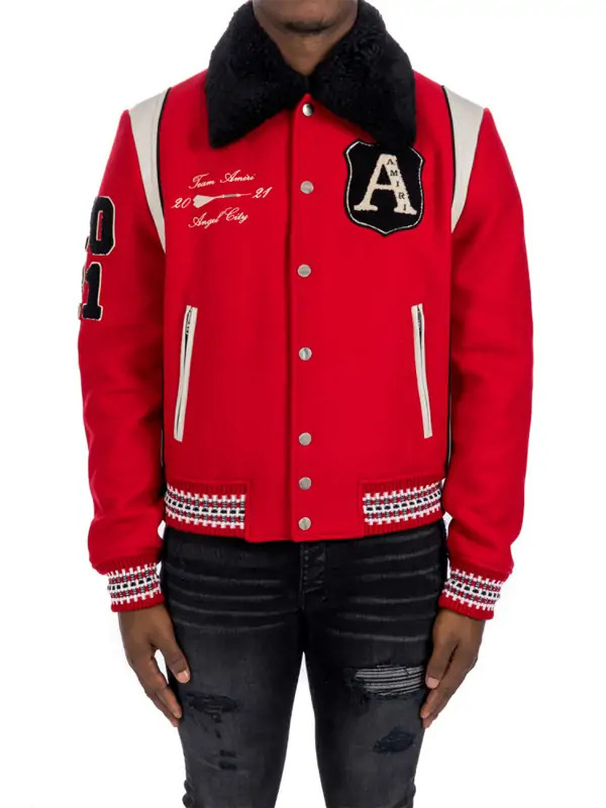 Power Book II Ghost S03 Tariq St. Patrick Red Jacket