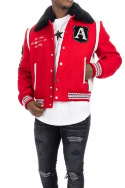 Power Book II Ghost S03 Tariq St. Patrick Red Jacket