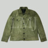 Ryan Reynolds Suede Leather Jacket