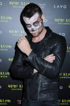 Adam Lambert Halloween Party Black Leather Jacket