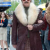 Anchorman 2 The Legend Continues Will Ferrell Leather Coat
