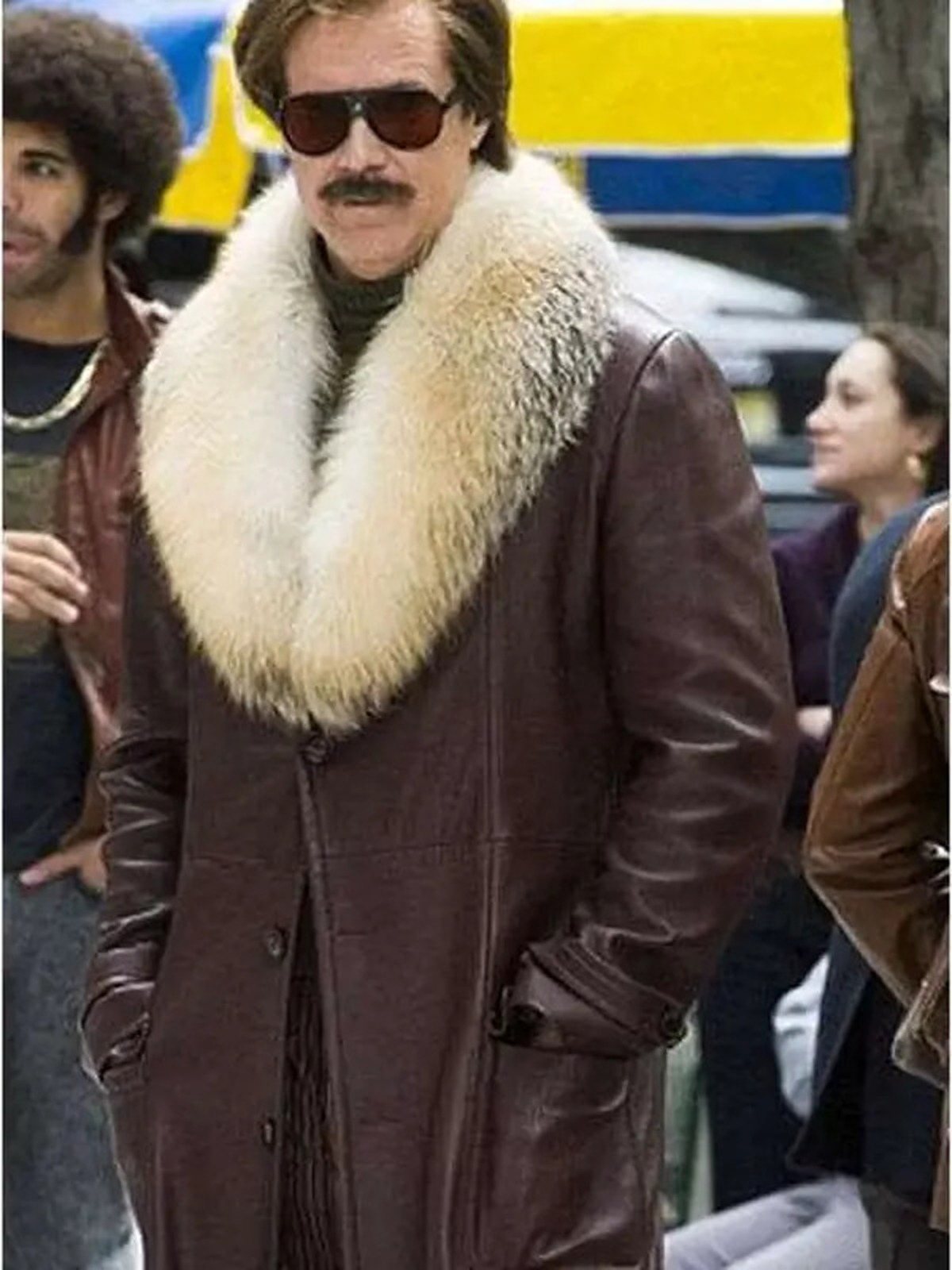 Anchorman 2 The Legend Continues Will Ferrell Leather Coat