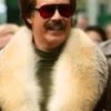 Anchorman 2 The Legend Continues Will Ferrell Leather Coat