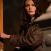 Andi Matichak Halloween Ends Allyson Leather Jacket