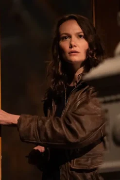 Andi Matichak Halloween Ends Allyson Leather Jacket