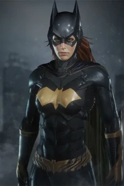 Batman Arkham Knight Batgirl Leather Costume Jacket