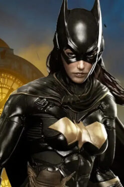 Batman Arkham Knight Batgirl Leather Costume Jacket