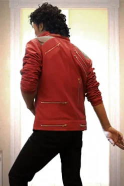Beat It Michael Jackson Zipper Leather Jacket