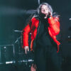 Billie Eilish Orange Parachute Puffer Hooded Jacket