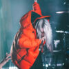 Billie Eilish Orange Parachute Puffer Hooded Jacket