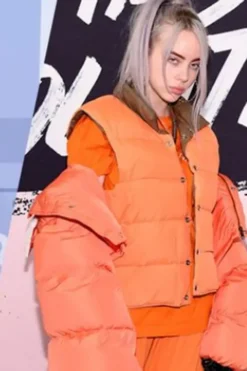 Billie Eilish Quilted Puffer Vest