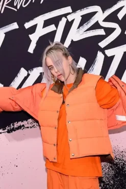 Billie Eilish Quilted Puffer Vest